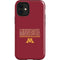 University of Minnesota Athletic Text iPhone 12 Mini Impact Case