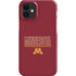 University of Minnesota Athletic Text iPhone 12 Mini Lite Case