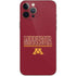 University of Minnesota Athletic Text iPhone 12 Pro Max Skin