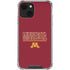 University of Minnesota Athletic Text iPhone 13 Mini Clear Case