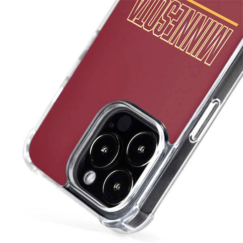University of Minnesota Athletic Text iPhone 13 Pro MagSafe Case