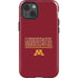 University of Minnesota Athletic Text iPhone 15 Impact Case