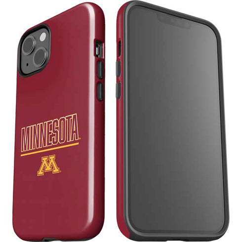 University of Minnesota Athletic Text iPhone 14 Impact Case