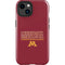 University of Minnesota Athletic Text iPhone 14 Plus Impact Case