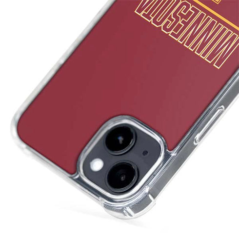 University of Minnesota Athletic Text iPhone 15 Plus MagSafe Case