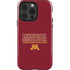 University of Minnesota Athletic Text iPhone 14 Pro Impact Case