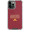 University of Minnesota Athletic Text iPhone 14 Pro Max Clear Case