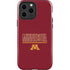 University of Minnesota Athletic Text iPhone 14 Pro Max Impact Case