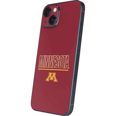 University of Minnesota Athletic Text iPhone 14 Skin