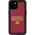 University of Minnesota Athletic Text iPhone 15 Plus Waterproof Case