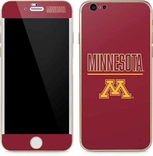 University of Minnesota Athletic Text iPhone 6/6s Skin