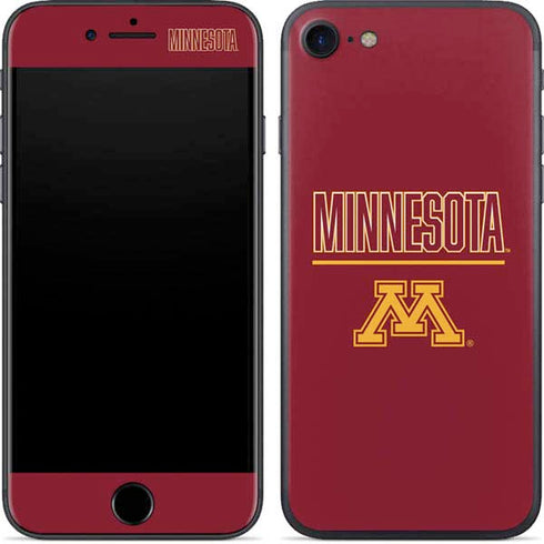University of Minnesota Athletic Text iPhone 7 Skin