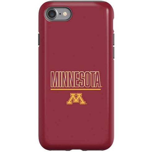 University of Minnesota Athletic Text iPhone SE (2nd & 3rd Gen) Pro Case