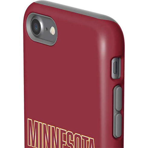University of Minnesota Athletic Text iPhone SE (2nd & 3rd Gen) Pro Case