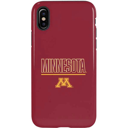 University of Minnesota Athletic Text iPhone X Pro Case