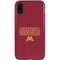 University of Minnesota Athletic Text iPhone XR Pro Case