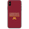 University of Minnesota Athletic Text iPhone XS Skin