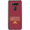 University of Minnesota Athletic Text LG K51/Q51 Clear Case