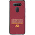 University of Minnesota Athletic Text LG K51/Q51 Clear Case