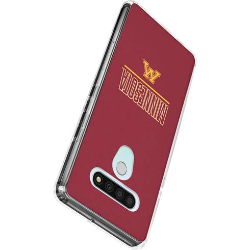 University of Minnesota Athletic Text LG Stylo 6 Clear Case