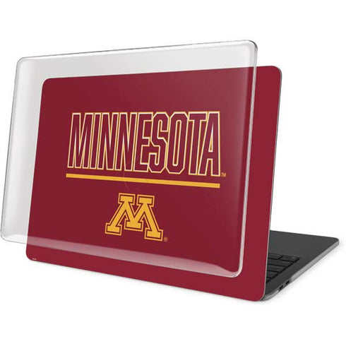 University of Minnesota Athletic Text MacBook Pro 15in (2016-19) Case plus Skin