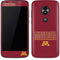 University of Minnesota Athletic Text Moto E5 Play Skin