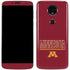 University of Minnesota Athletic Text Moto E5 Plus Skin