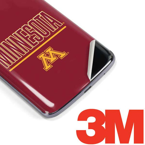 University of Minnesota Athletic Text Moto E5 Plus Skin