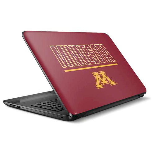 University of Minnesota Athletic Text HP Notebook Skin