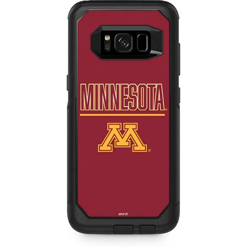 University of Minnesota Athletic Text Otterbox Commuter Galaxy Skin