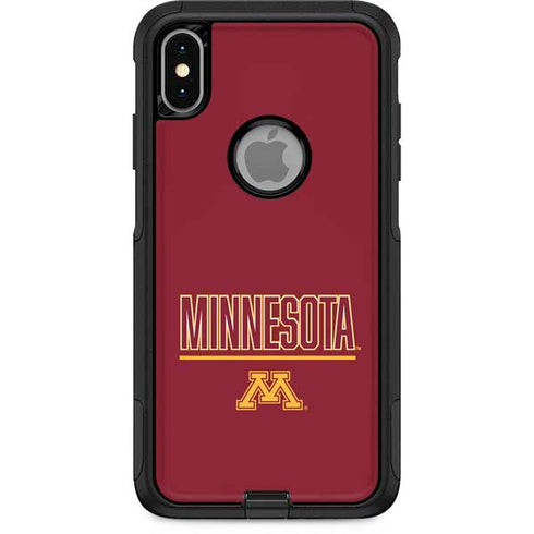 University of Minnesota Athletic Text Otterbox Commuter iPhone Skin