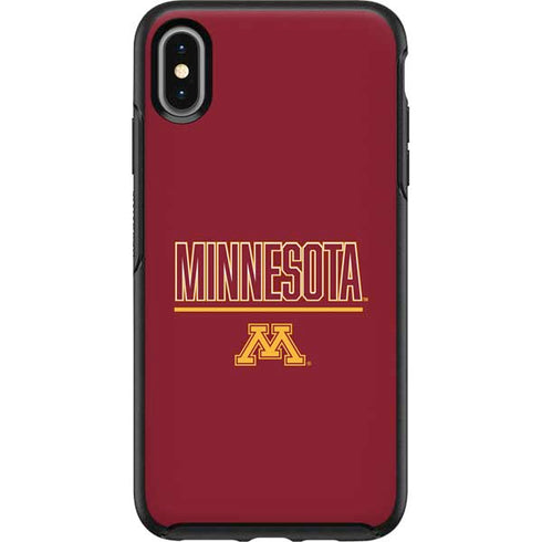 University of Minnesota Athletic Text Otterbox Symmetry iPhone Skin