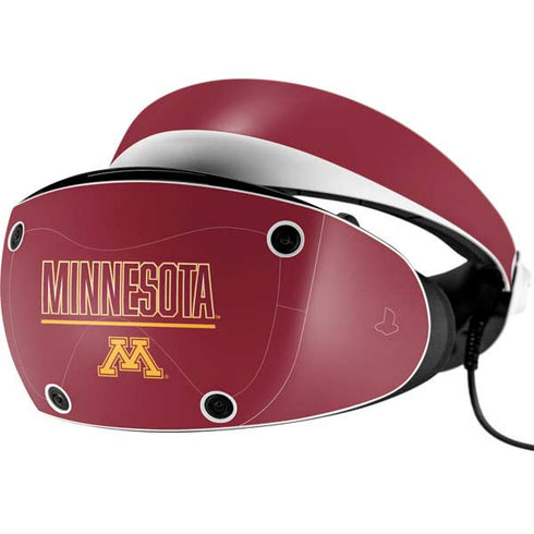 University of Minnesota Athletic Text PlayStation VR2 Skin