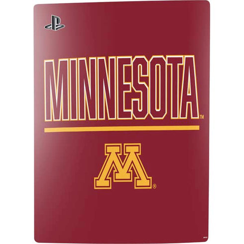 University of Minnesota Athletic Text PS5 Bundle Skin