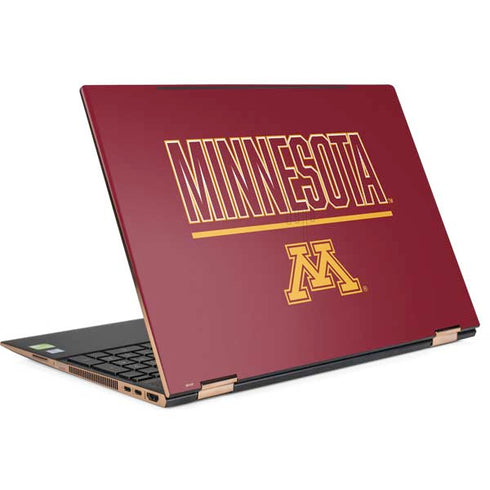 University of Minnesota Athletic Text HP Spectre Skin