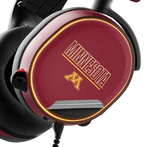 University of Minnesota Athletic Text SteelSeries Arctis 3 Skin