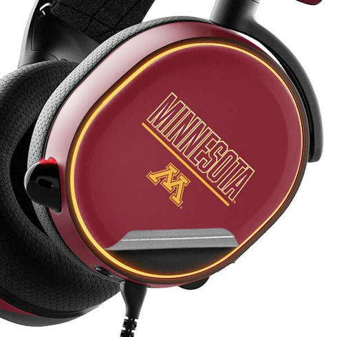 University of Minnesota Athletic Text SteelSeries Arctis 5 Skin