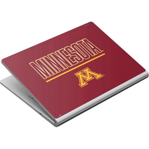 University of Minnesota Athletic Text Surface Book Skin