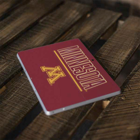 University of Minnesota Athletic Text Surface Go Skin