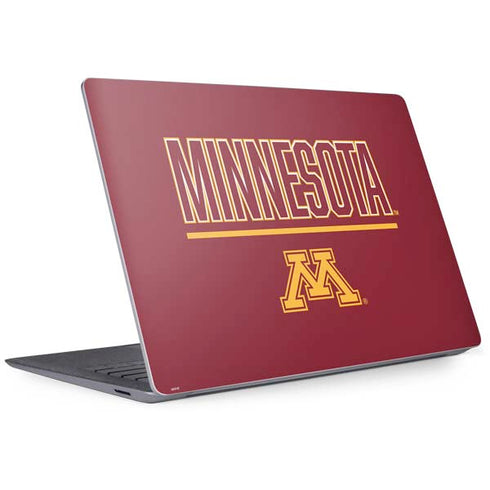 University of Minnesota Athletic Text Surface Laptop 3 13.5in Skin