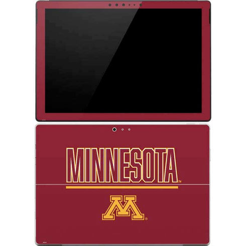 University of Minnesota Athletic Text Surface Pro 4 Skin