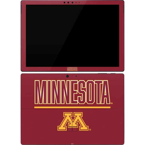 University of Minnesota Athletic Text Surface Pro 7 Skin