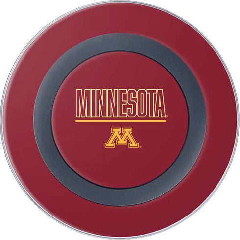 University of Minnesota Athletic Text Wireless Charger Skin