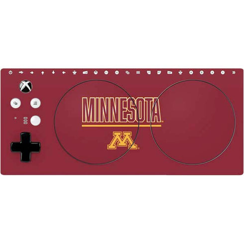University of Minnesota Athletic Text Xbox Adaptive Controller Skin