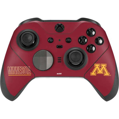 University of Minnesota Athletic Text Xbox Elite Wireless Controller Series 2 Skin
