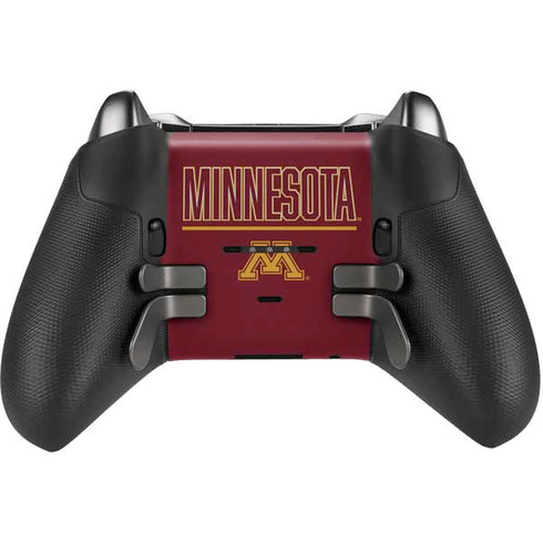 University of Minnesota Athletic Text Xbox Elite Wireless Controller Series 2 Skin