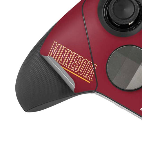 University of Minnesota Athletic Text Xbox Elite Wireless Controller Series 2 Skin