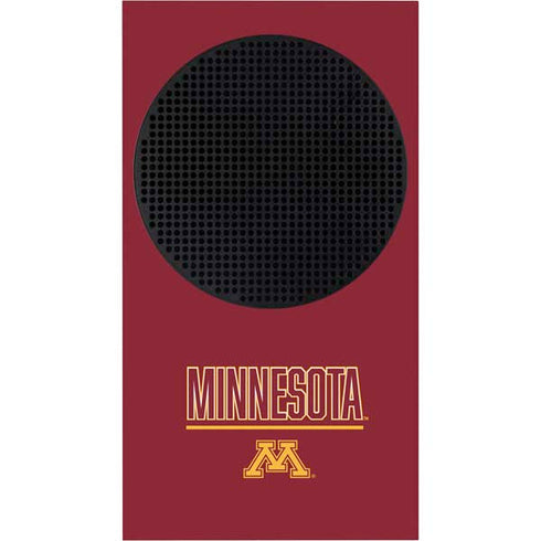University of Minnesota Athletic Text Xbox Series S Bundle Skin