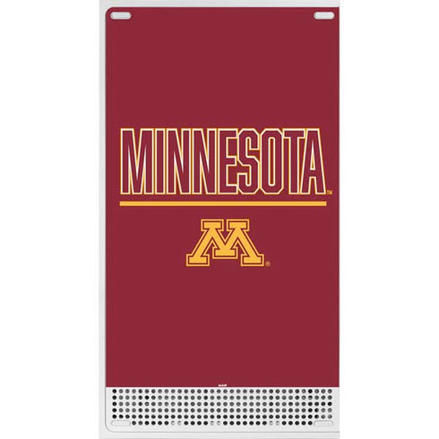 University of Minnesota Athletic Text Xbox Series S Bundle Skin