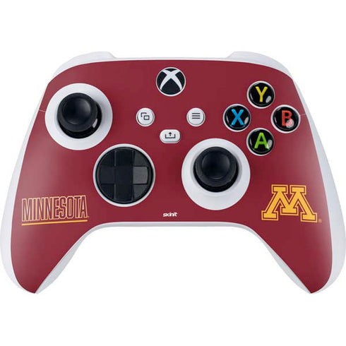 University of Minnesota Athletic Text Xbox Series S Controller Skin